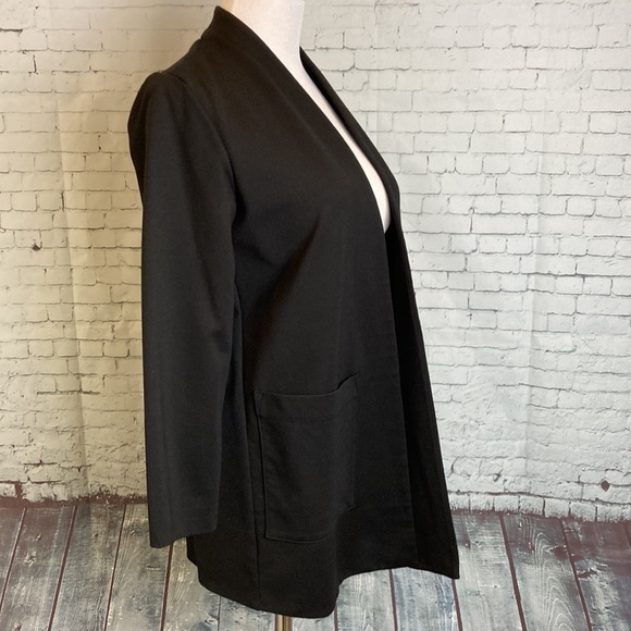 Eileen Fisher Ponte Knit Longline Tencel Blazer XS Capsule Washable Lagenlook - Picture 12 of 16
